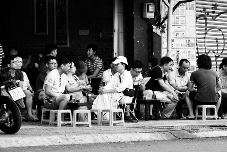 Sidewalk Coffee Culture In Vietnam