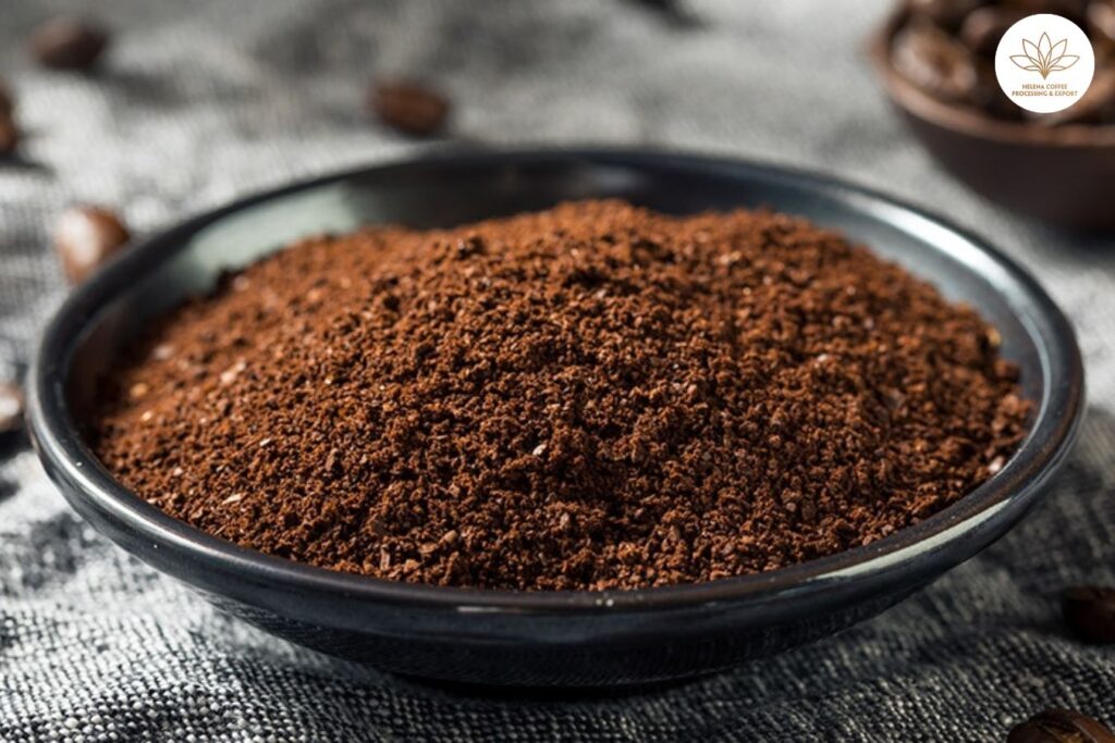 Instant robusta grade 2 SD01 spray dried powder in a bowl