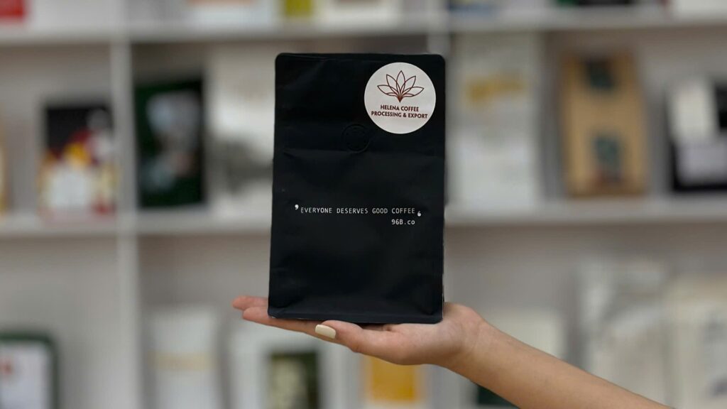 Private label coffee packaging made by Helena Coffee